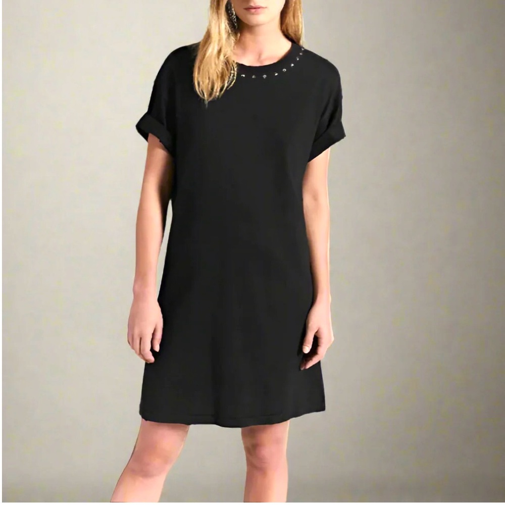 Current/Elliott Black t-shirt Mini Dress